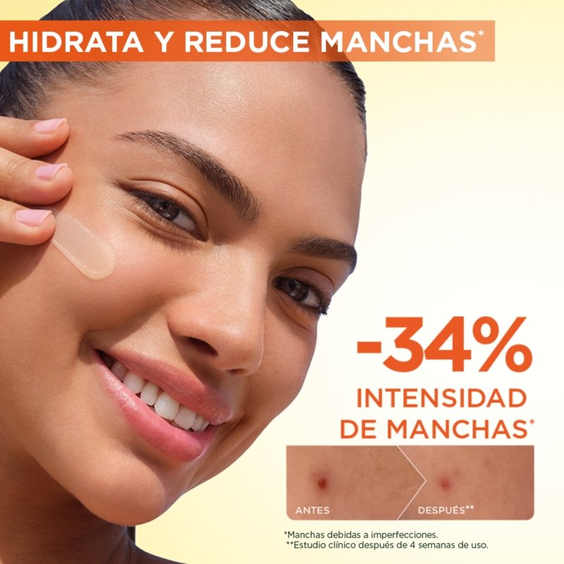 CREMA HIDRATANTE ANTI MANCHAS VITAMIN C TOQUE SECO - GARNIER SKIN ACTIVE