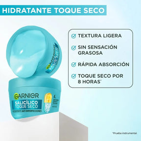 CREMA HIDRATANTE ANTI IMPERFECCIONES AC SALICÍLICO TOQUE SECO - GARNIER SKIN ACTIVE