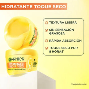 CREMA HIDRATANTE ANTI MANCHAS VITAMIN C TOQUE SECO - GARNIER SKIN ACTIVE