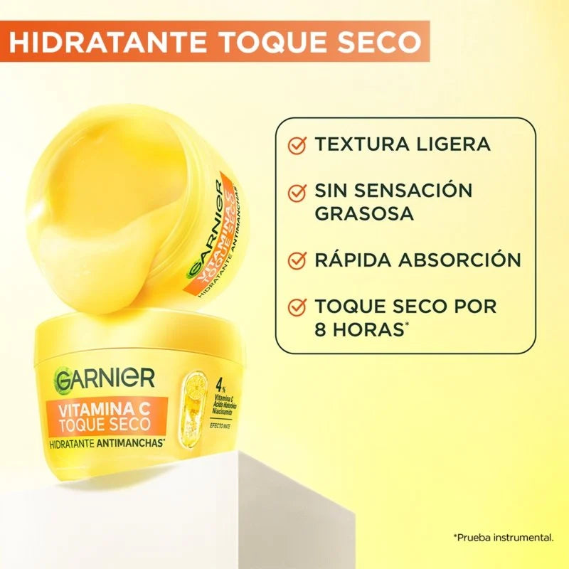 CREMA HIDRATANTE ANTI MANCHAS VITAMIN C TOQUE SECO - GARNIER SKIN ACTIVE