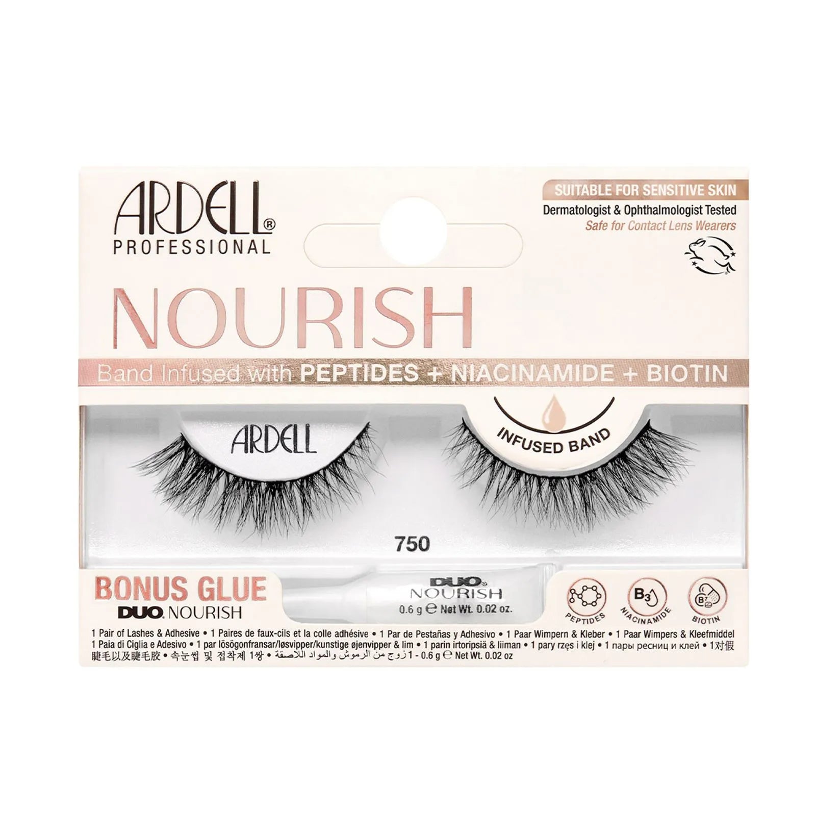 PESTAÑAS POSTIZAS NOURISH 750 - ARDELL
