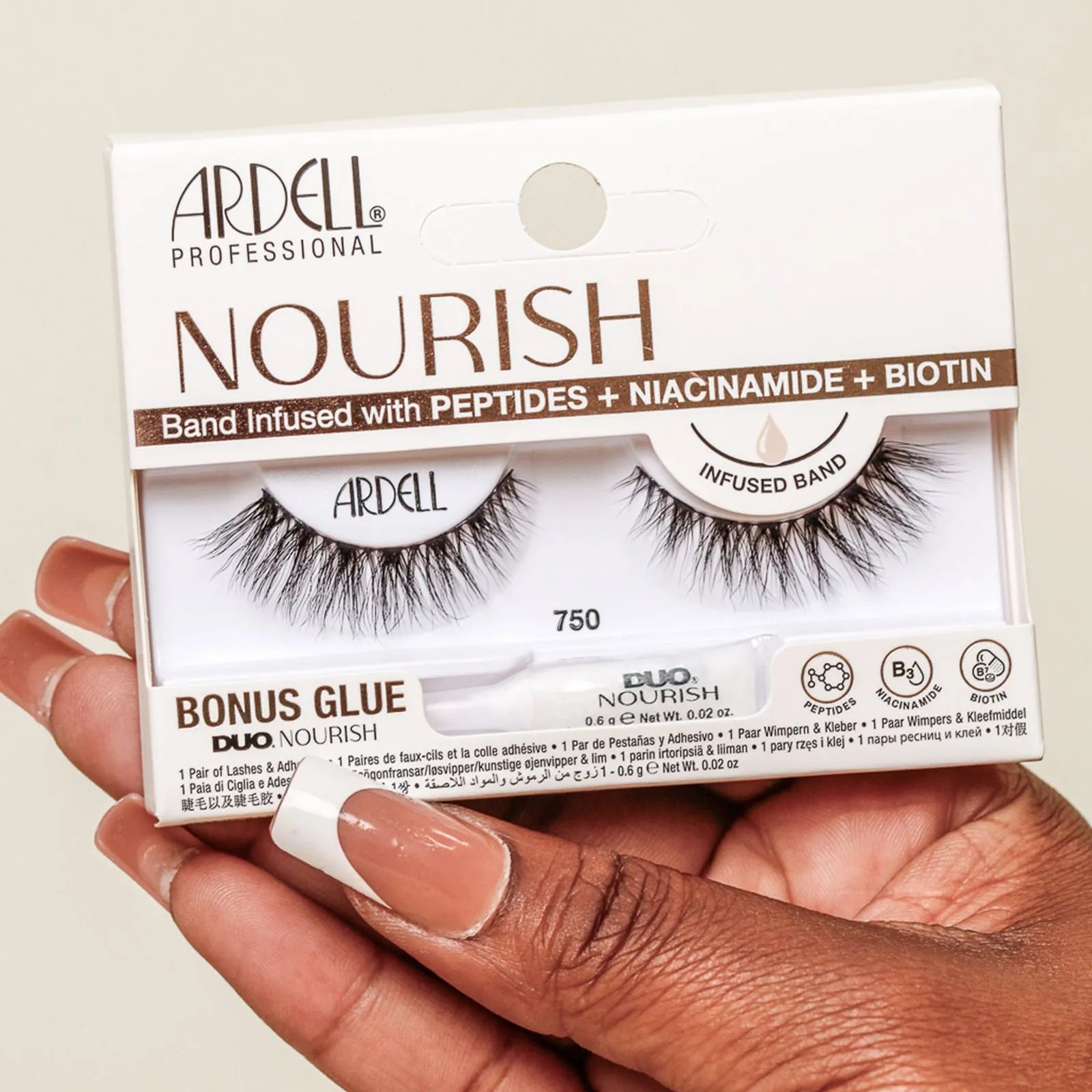 PESTAÑAS POSTIZAS NOURISH 750 - ARDELL