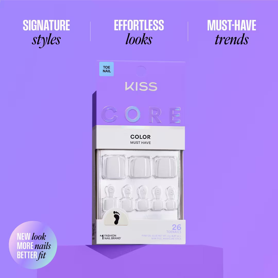 UÑAS PARA PIES CORE TOE-TALLY YOURS - KISS
