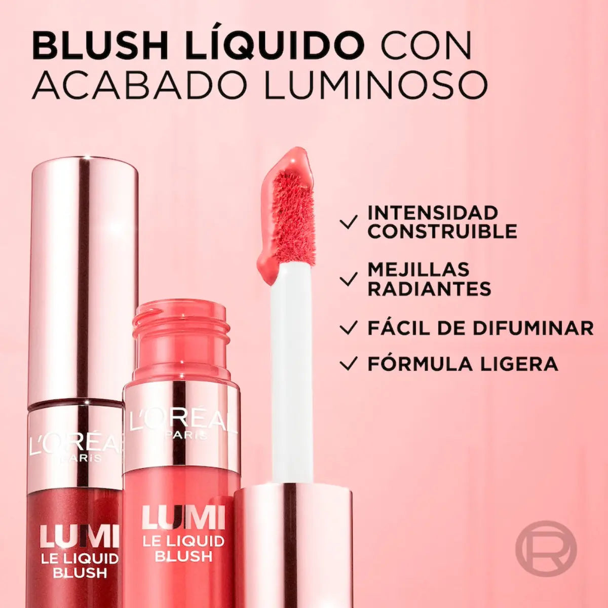 RUBOR LÍQUIDO LUMI BLUSH - LOREAL PARIS