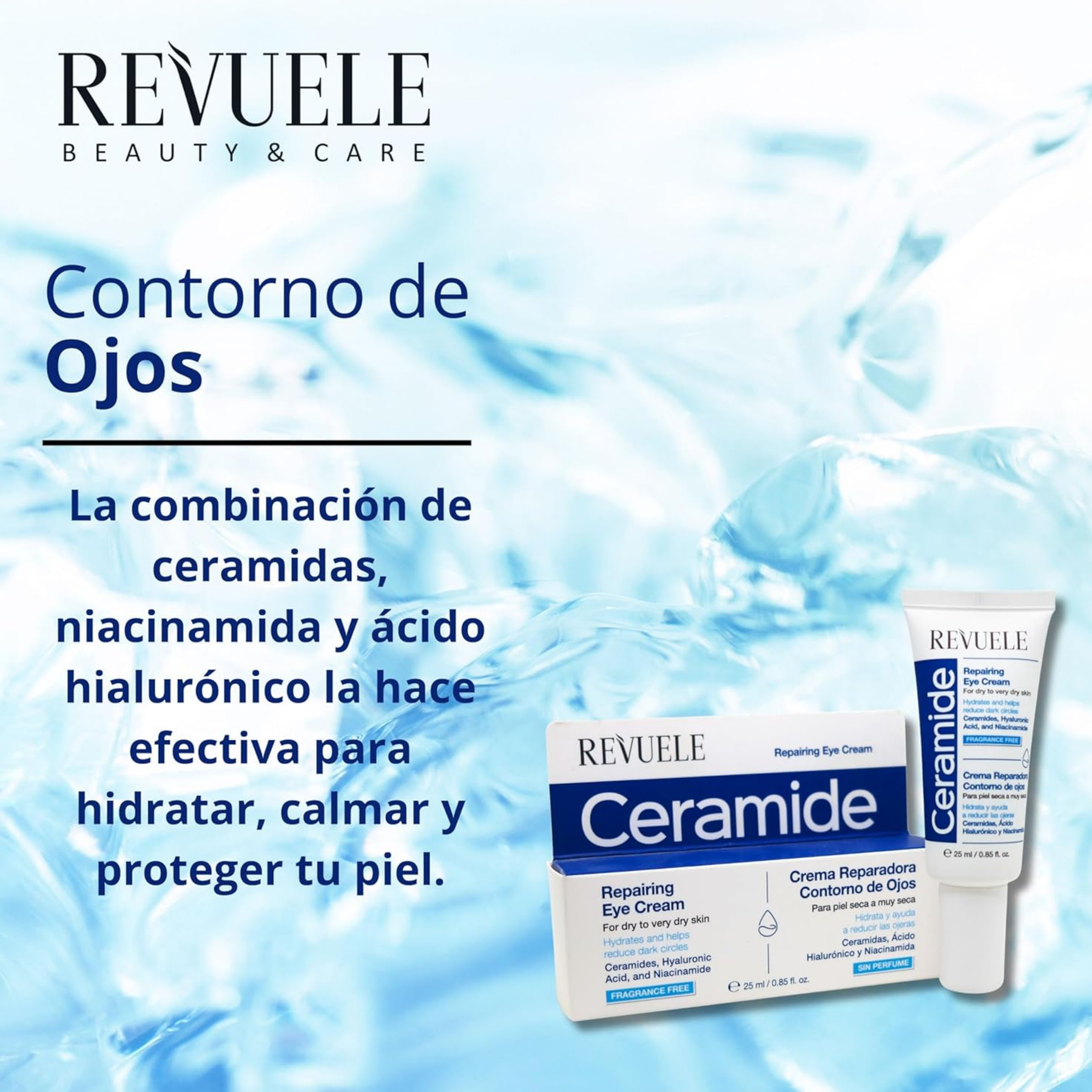 CERAMIDE CREMA DE OJOS HIDRATANTE -REVUELE