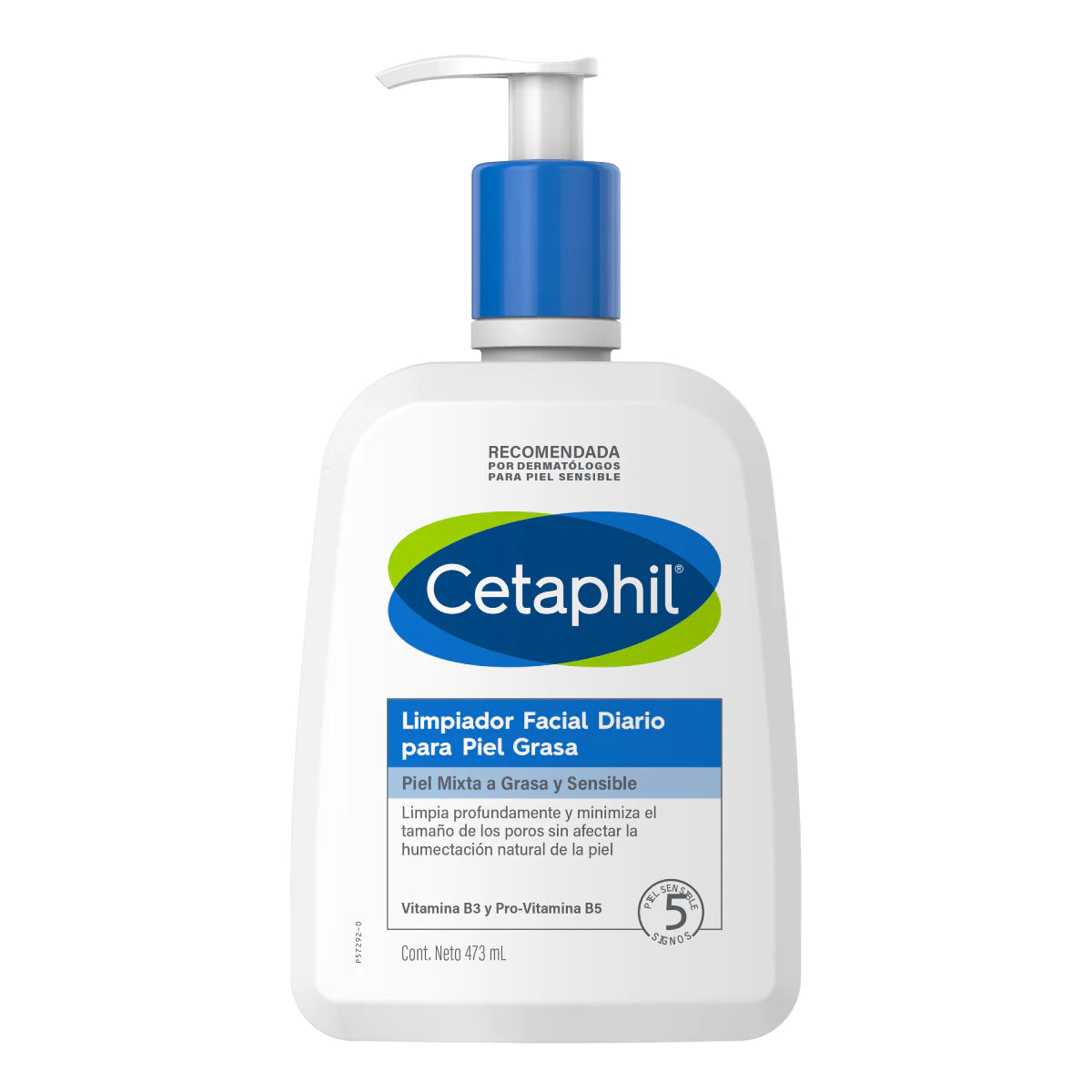 GEL LIMPIADOR FACIAL PIEL GRASA 473ML - CETAPHIL