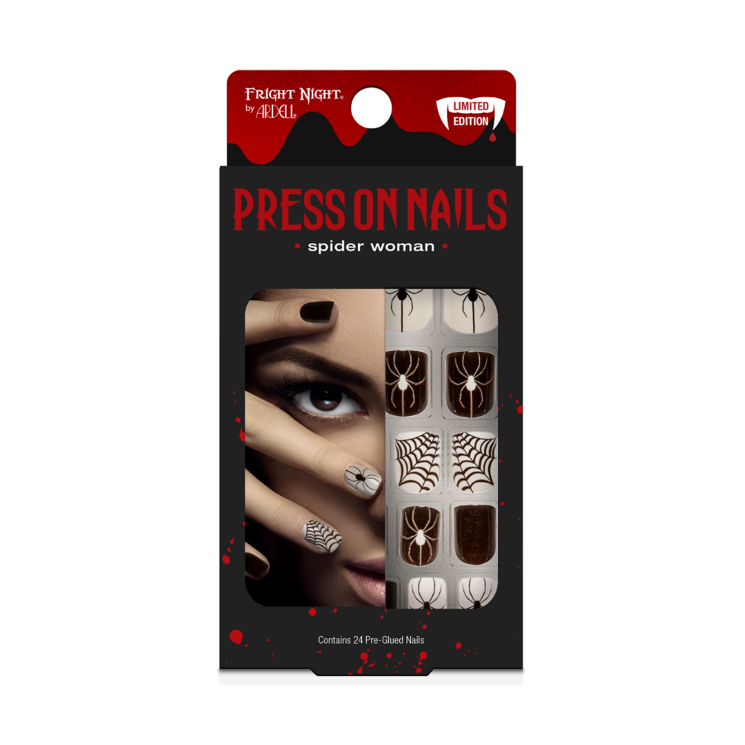 UÑAS POSTIZAS FRIGHT NIGHT NATURAL LENGTH SPIDER WOMAN - ARDELL