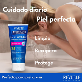 NO PROBLEM GEL LIMPIADOR ANTI IMPERFECCIONES CON ÁCIDO SALICÍLICO - REVUELE