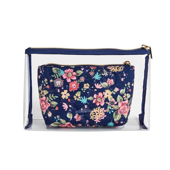 SET 2 PIEZAS FLORAL AZUL - CONAIR