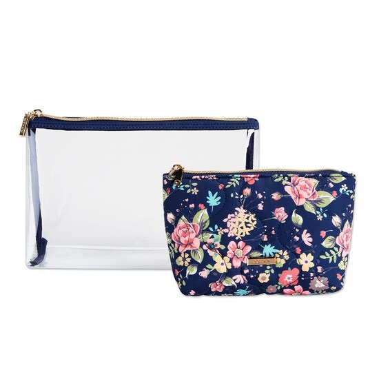 SET 2 PIEZAS FLORAL AZUL - CONAIR