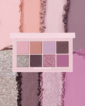 PALETA DE SOMBRAS DUET MINI SNAP PALETTE "FEELING MAUVEY" - BEAUTY CREATIONS