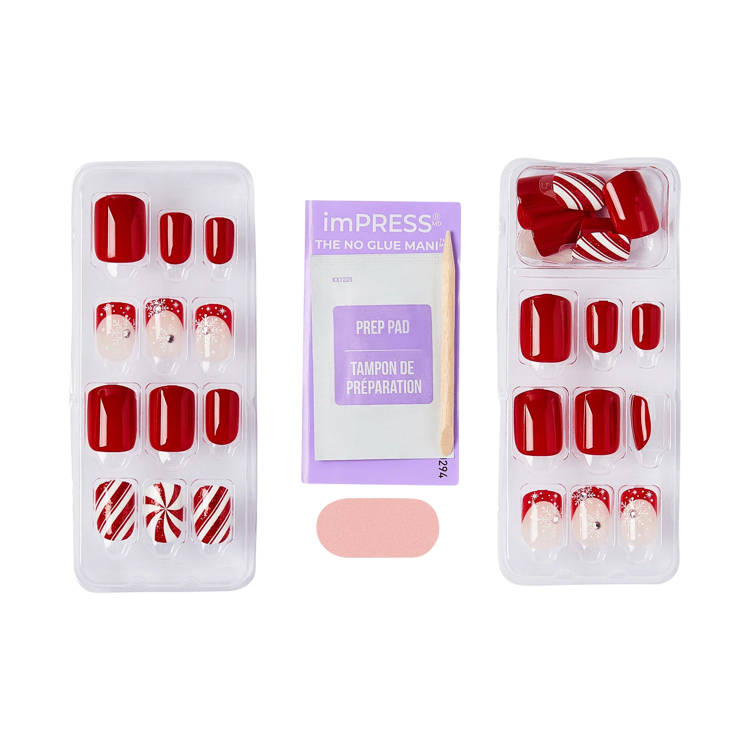 UÑAS POSTIZAS IMPRESS NAILS SANTA BABY - KISS