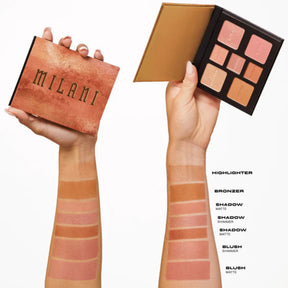 ALL-INCLUSIVE PALETA DE SOMBRAS, BLUSH E ILUMINADOR - MILANI