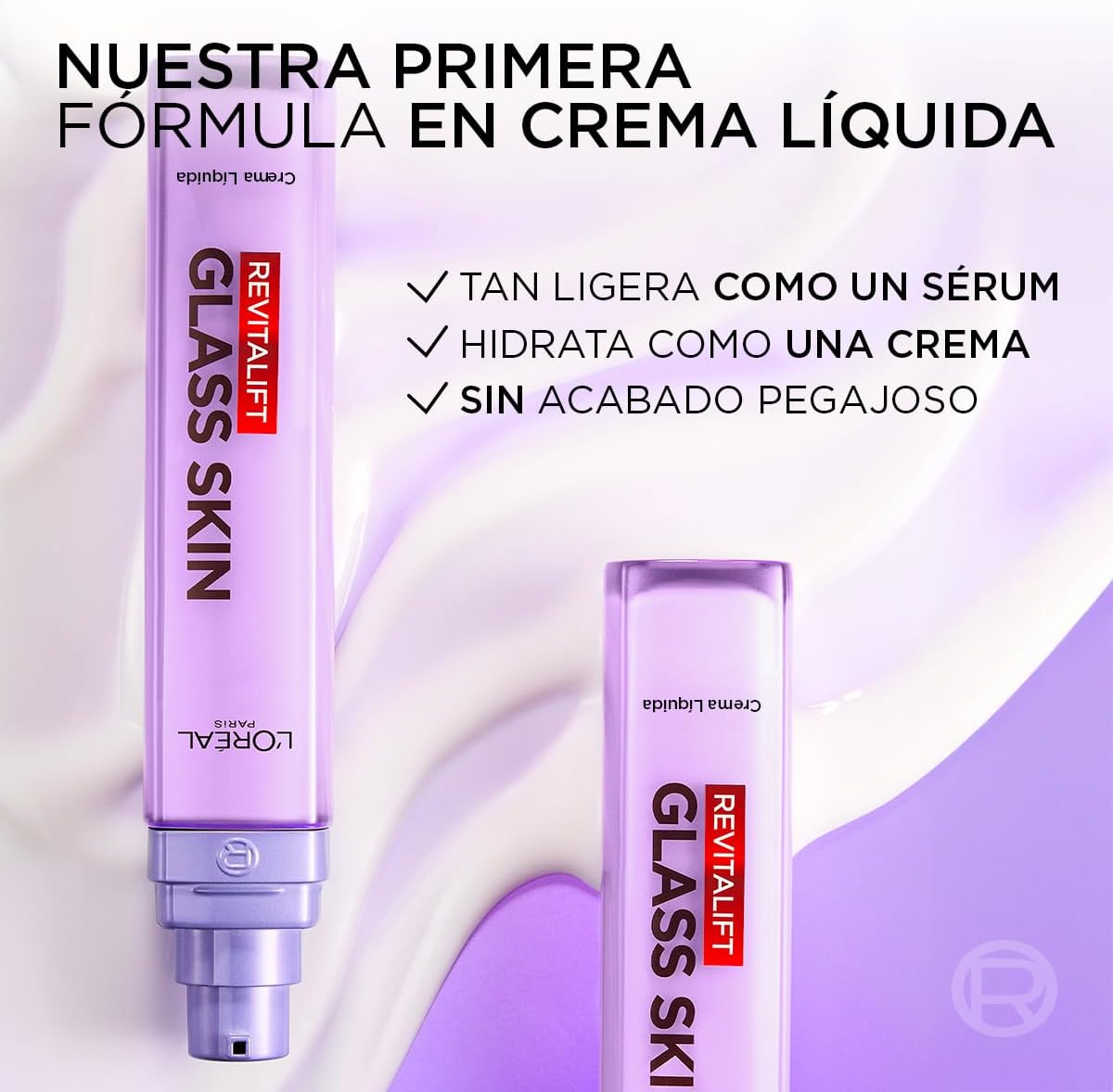DERMO EXPERTISE REVITALIFT GLASS SKIN CREMA LÍQUIDA - LOREAL