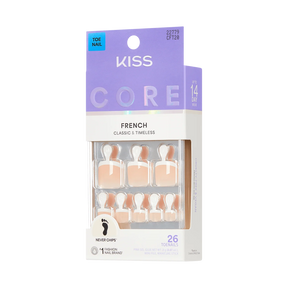 UÑAS POSTIZAS PARA PIES TWO OF A KIND CORE - KISS