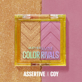 COLOR RIVALS ASSERTIVE X COY SOMBRAS PARA OJOS - MAYBELLINE