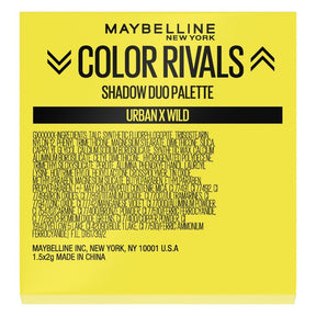 COLOR RIVALS URBAN X WILD SOMBRAS PARA OJOS - MAYBELLINE