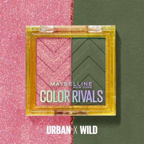 COLOR RIVALS URBAN X WILD SOMBRAS PARA OJOS - MAYBELLINE