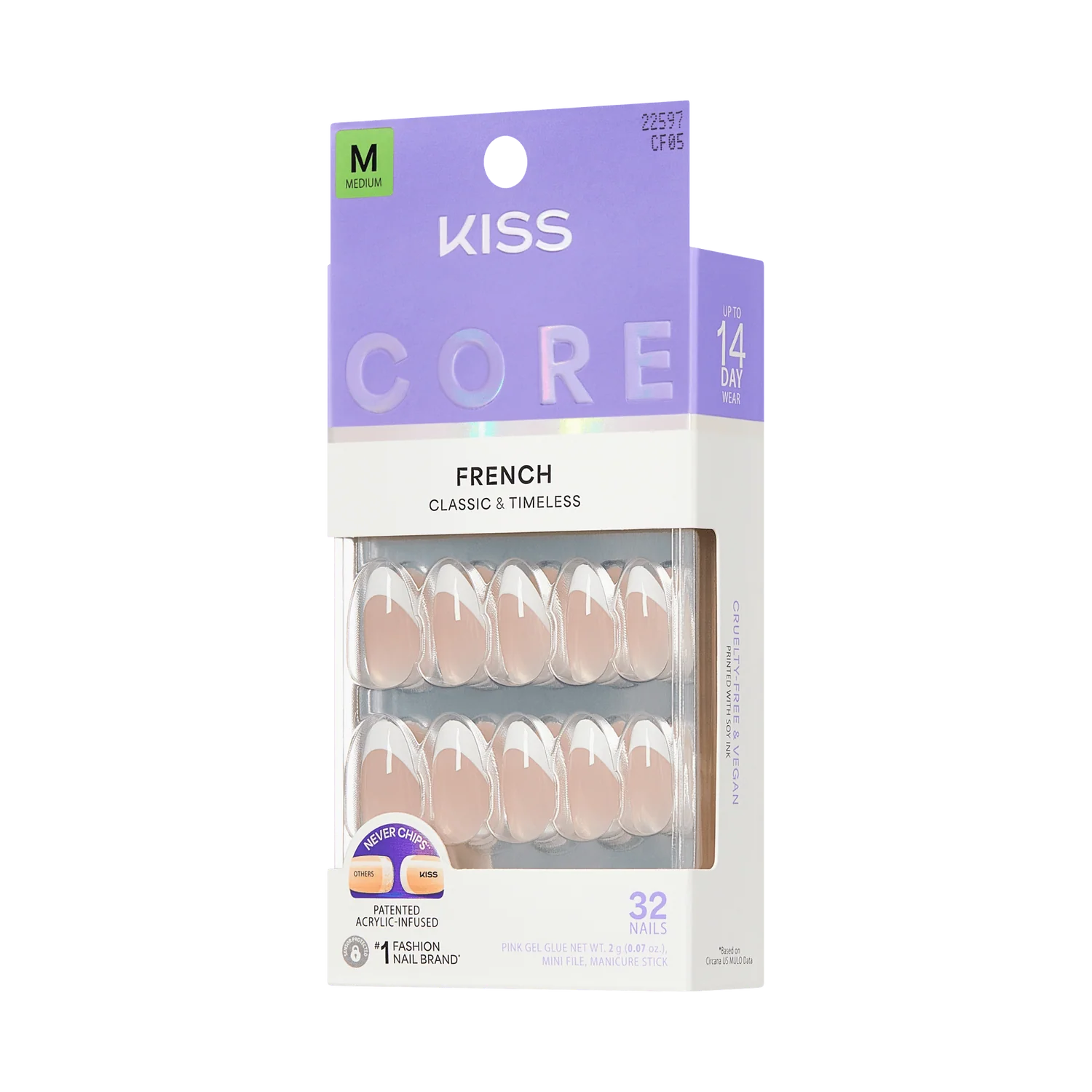 UÑAS POSTIZAS CURIOSITY CORE - KISS
