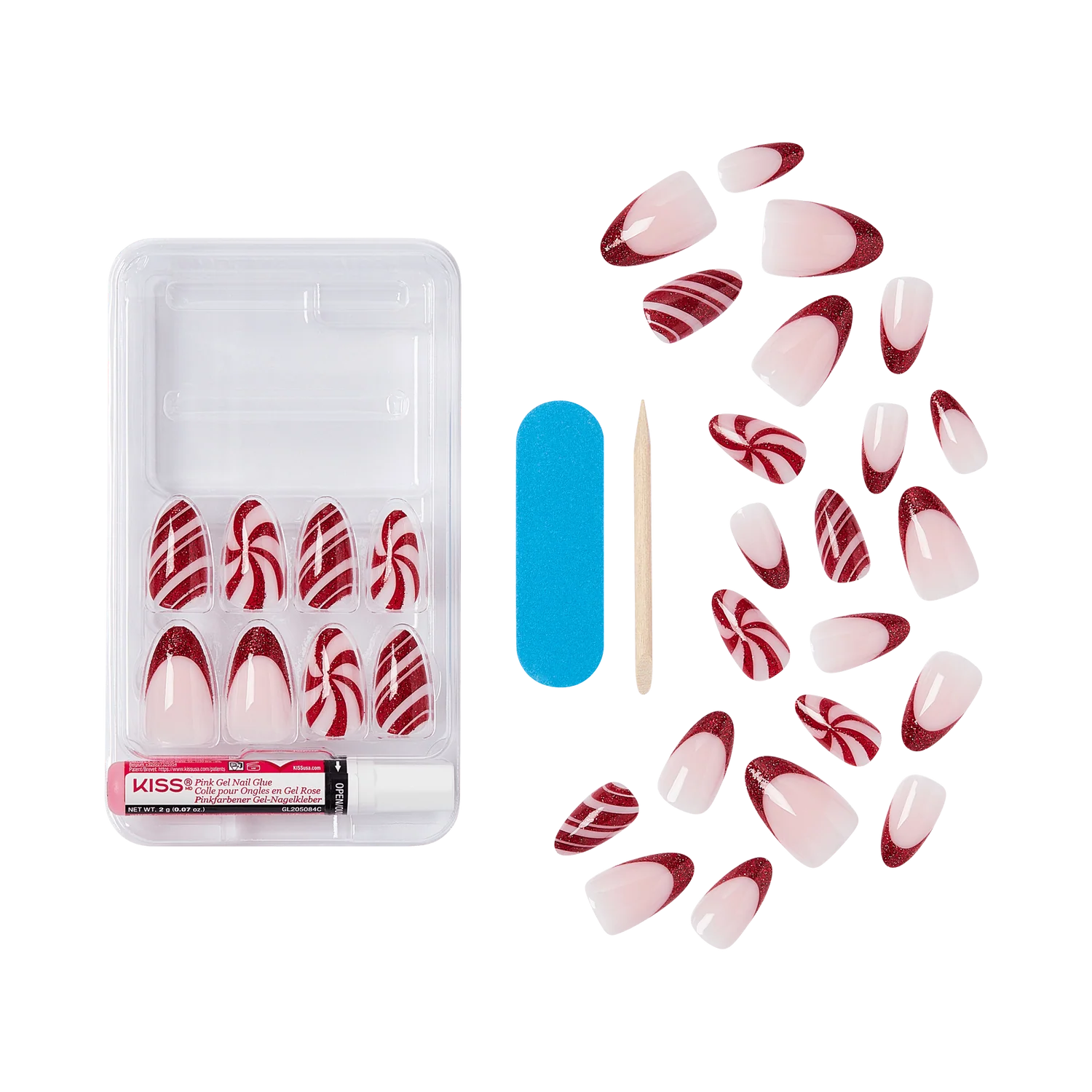 UÑAS POSTIZAS VOGUISH FANTASY ONE MORE KISS - KISS