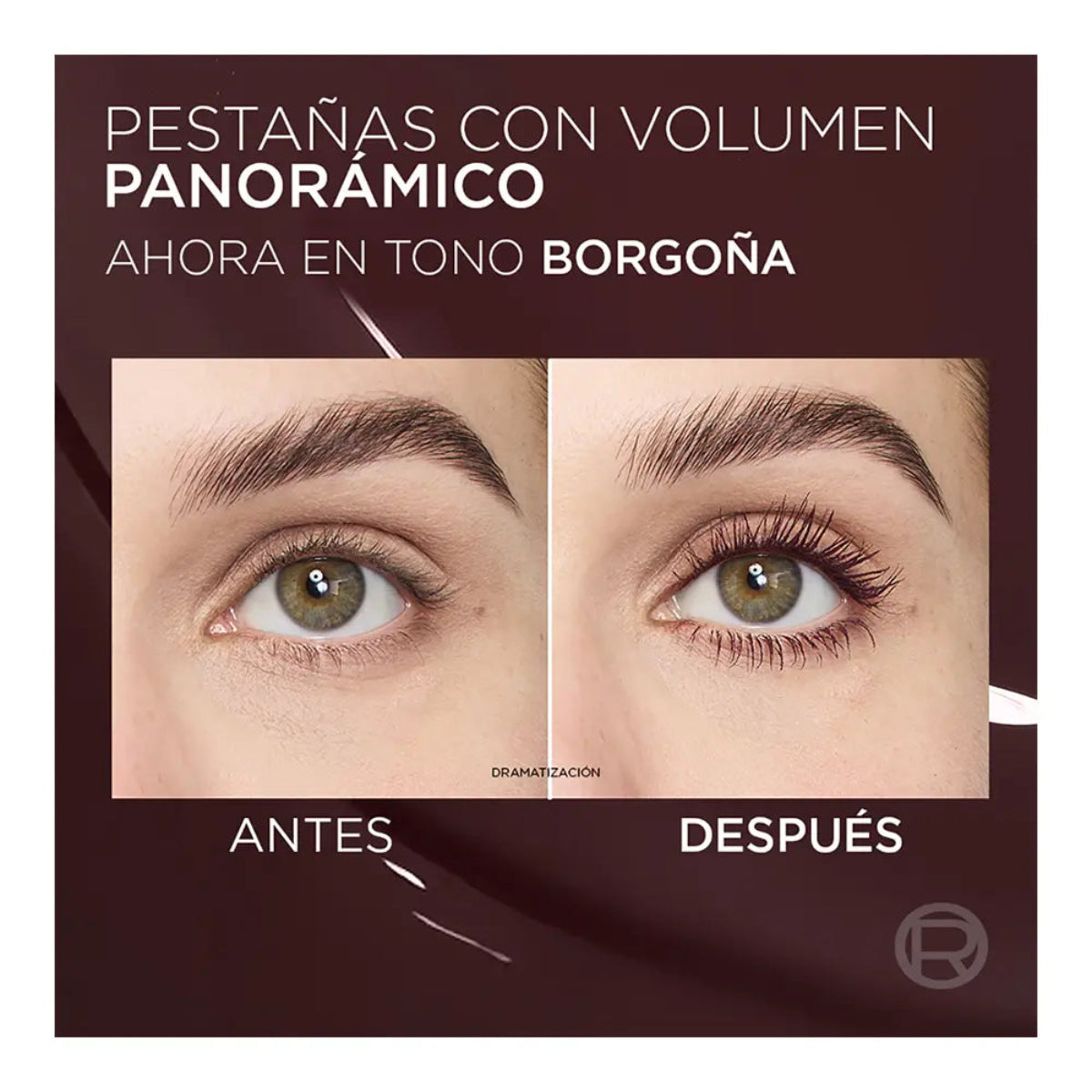 PANORAMA, MÁSCARA DE PESTAÑAS BURGUNDY - L'ORÉAL PARIS