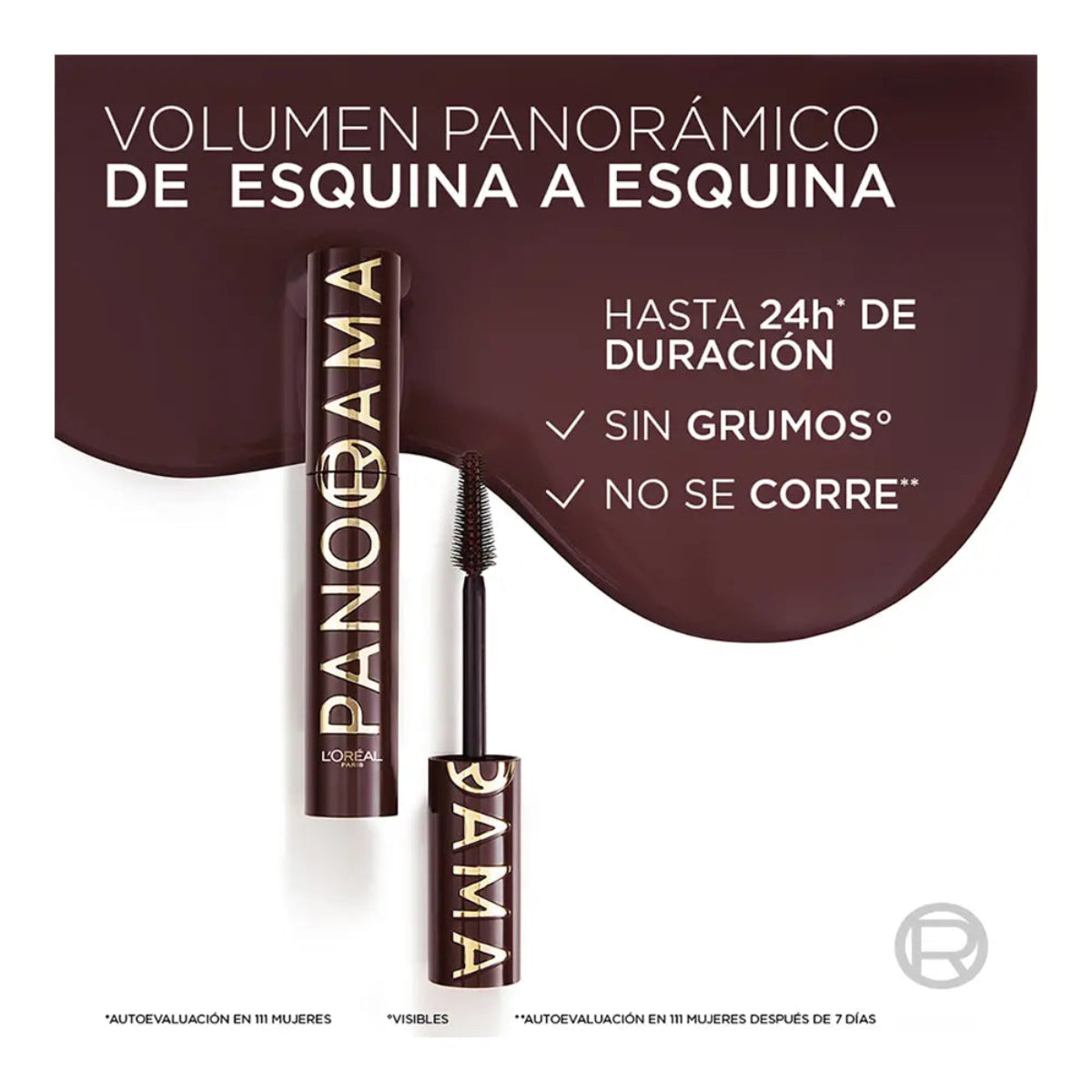 PANORAMA, MÁSCARA DE PESTAÑAS BURGUNDY - L'ORÉAL PARIS