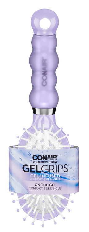 CEPILLO MINI OVALADO ACOJINADO COMPACTO LILA - CONAIR