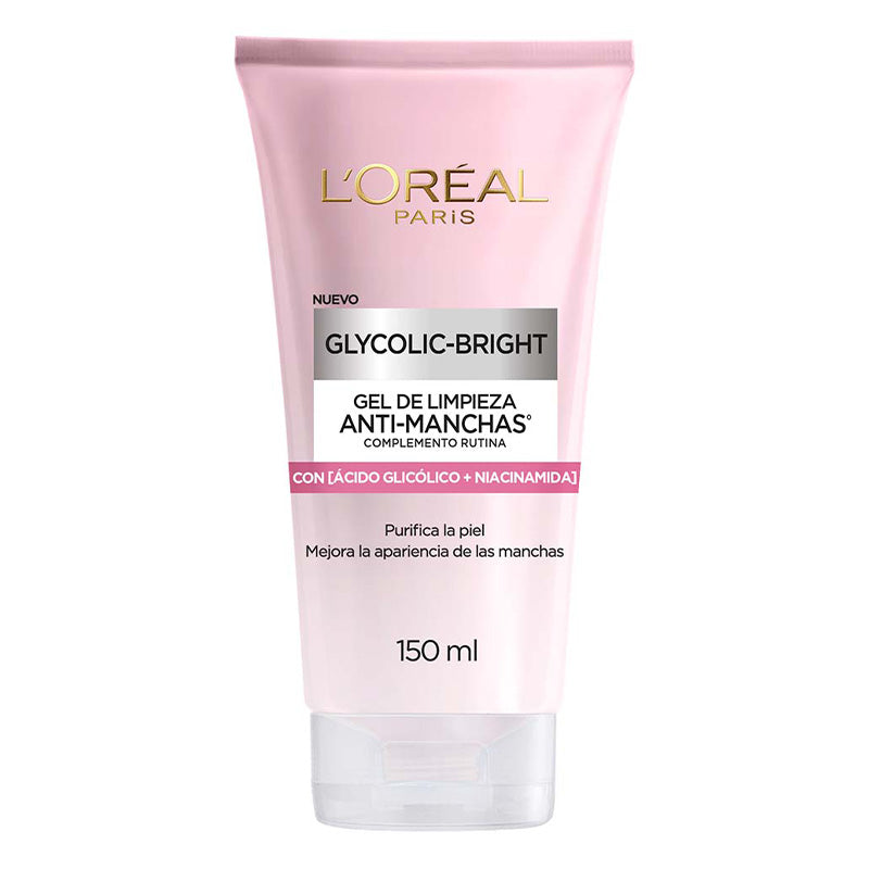 GLYCOLIC BRIGHT LIMPIADOR  FACIAL EN GEL -  LOREAL DERMO EXPERTISE