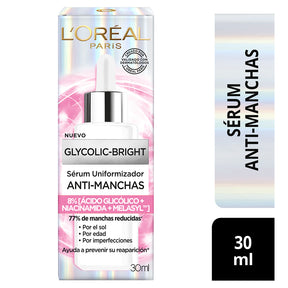 GLYCOLIC BRIGHT SERUM 30ML - LOREAL DERMO EXPERTISE