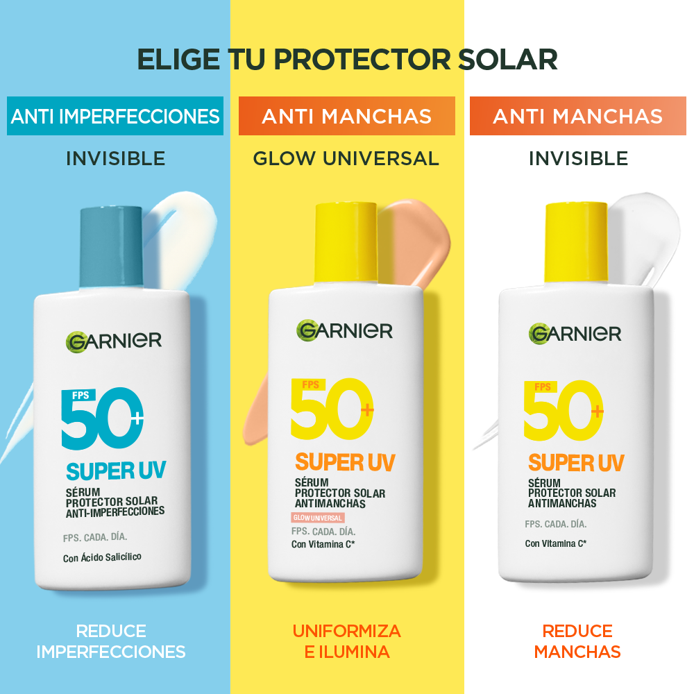 PROTECTOR SOLAR FACIAL SUPER UV SERUM ANTI-IMPERFECCIONES - GARNIER SKIN ACTIVE