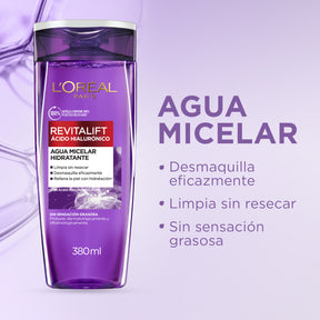 AGUA MICELAR ACIDO HIALURONICO - LOREAL DERMO EXPERTISE
