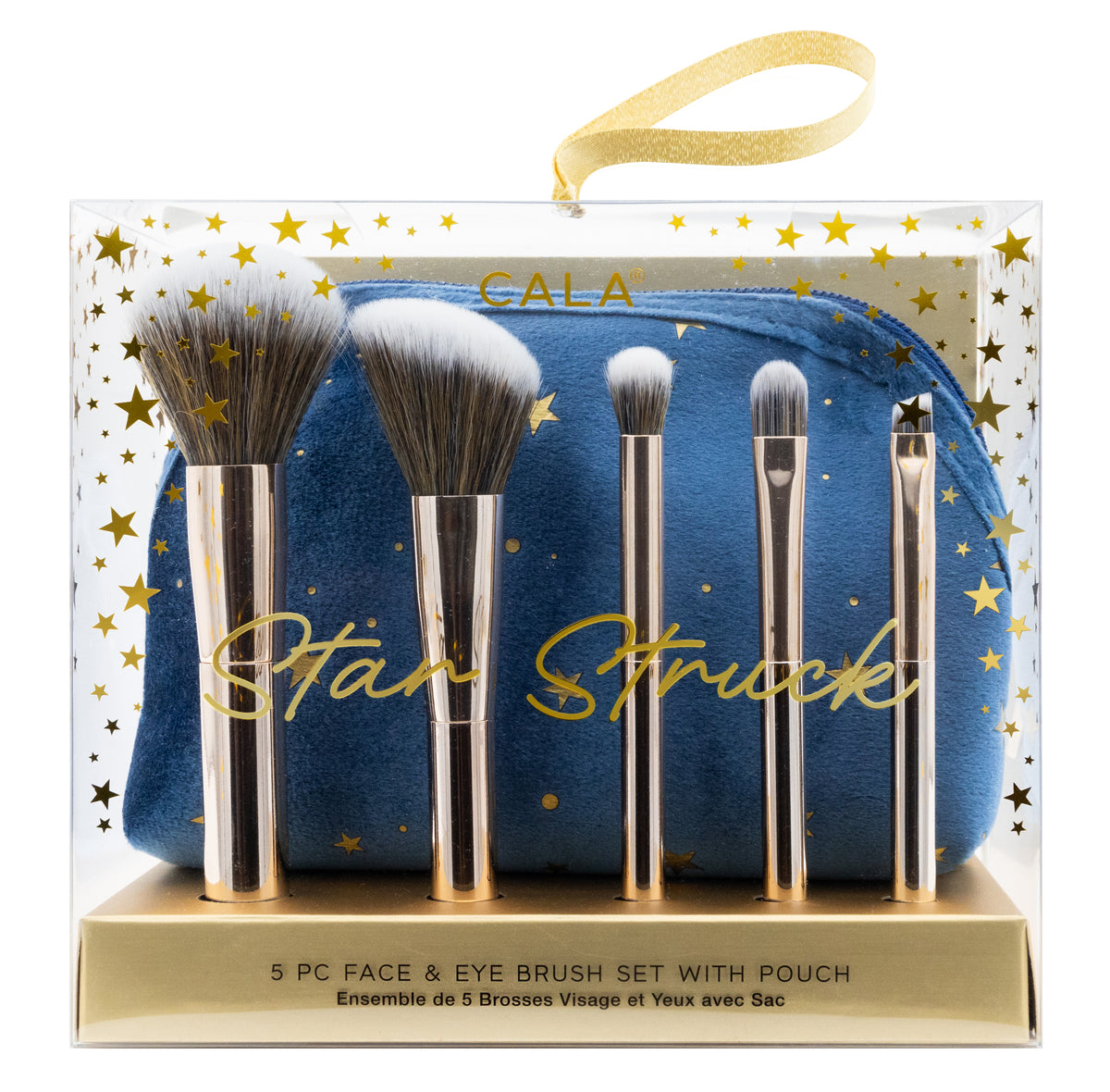 SET DE BROCHAS MINI CON COSMETIQUERA STAR STRUCK - CALA