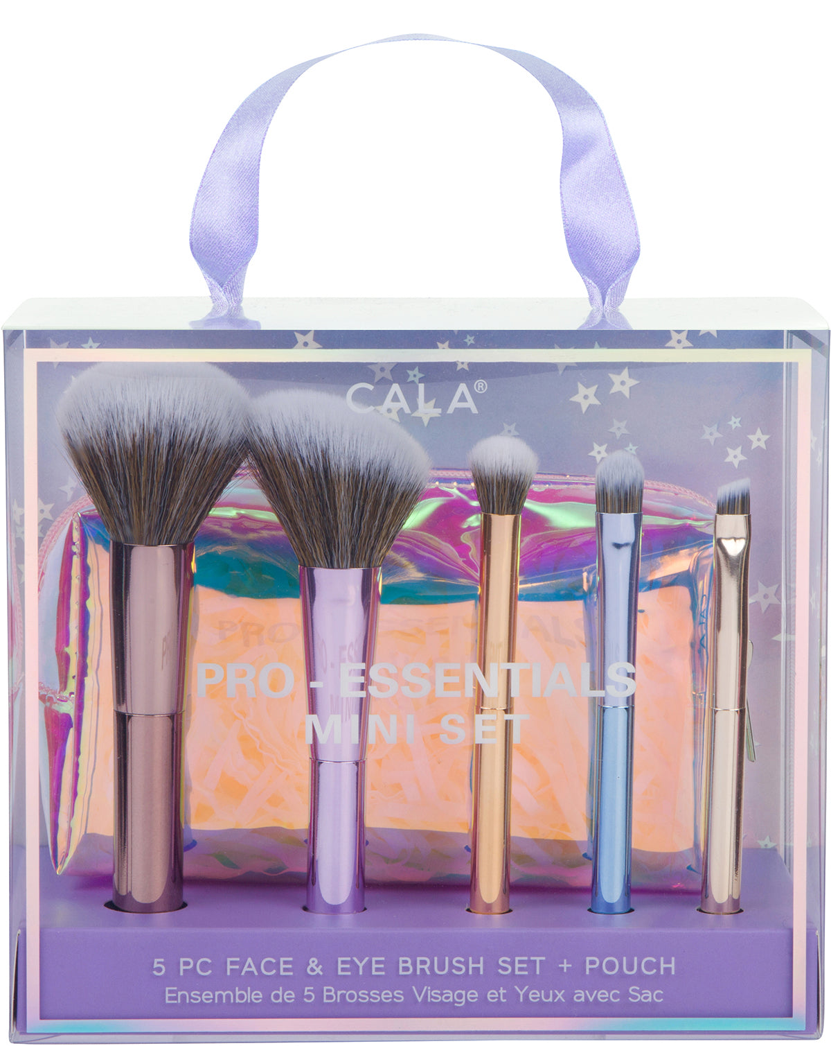 SET DE BROCHAS MINI CON COSMETIQUERA PRO ESSENTIALS - CALA