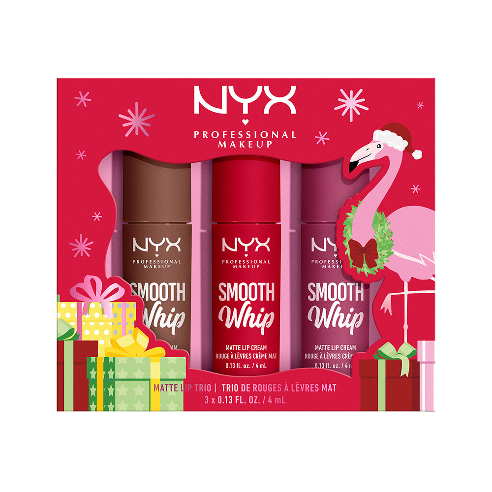 TRIO LABIALES MATE SMOOTH WHIP HOLIDAYS - NYX PROFESSIONAL MAKEUP