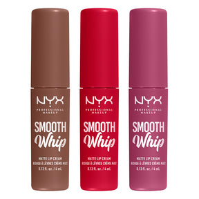TRIO LABIALES MATE SMOOTH WHIP HOLIDAYS - OUTLET NYX PROFESSIONAL MAKEUP