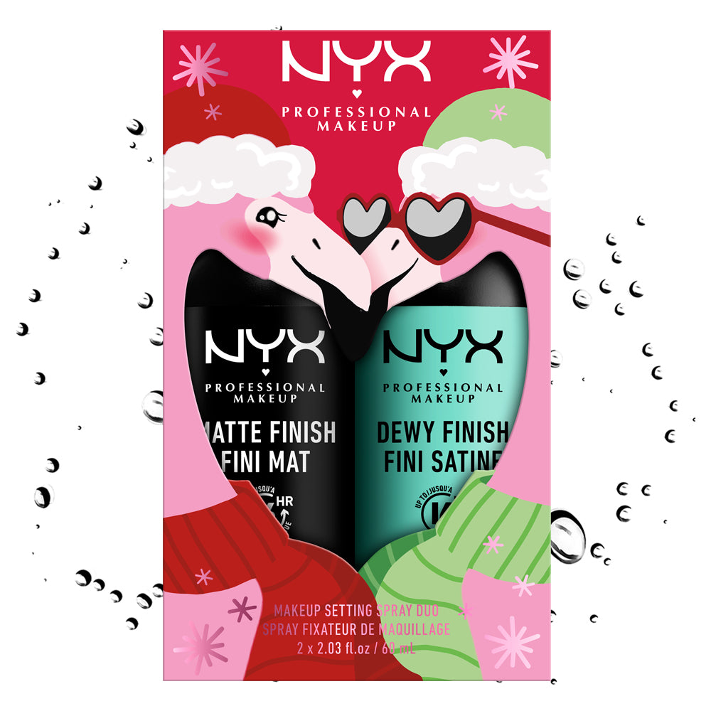 DUO FIJADOR DE MAQUILLAJE HOLIDAYS MATTE AND DEWY HOLIDAYS - OUTLET NYX PROFESSIONAL MAKEUP
