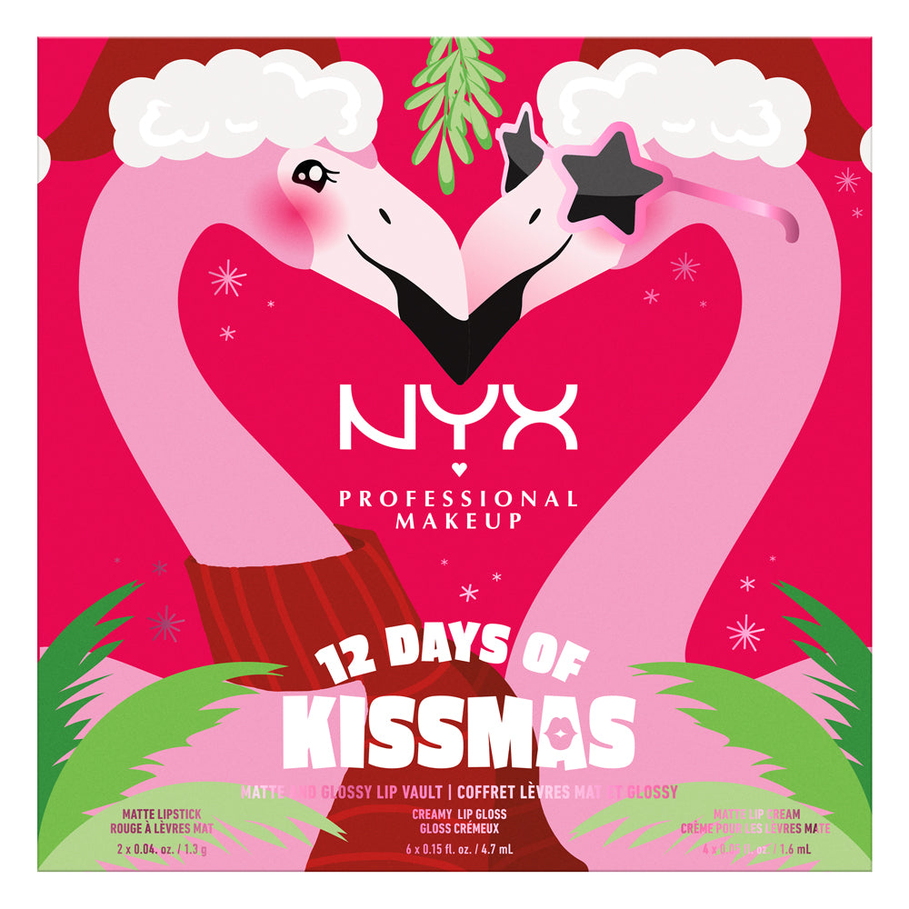 CALENDARIO DE ADVIENTO 12 DAYS OF KISSMAS -  OUTLET NYX HOLIDAYS