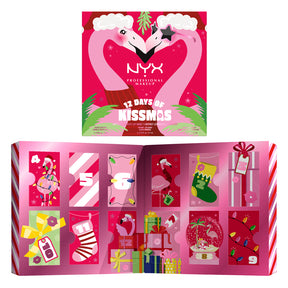 CALENDARIO DE ADVIENTO 12 DAYS OF KISSMAS -  OUTLET NYX HOLIDAYS