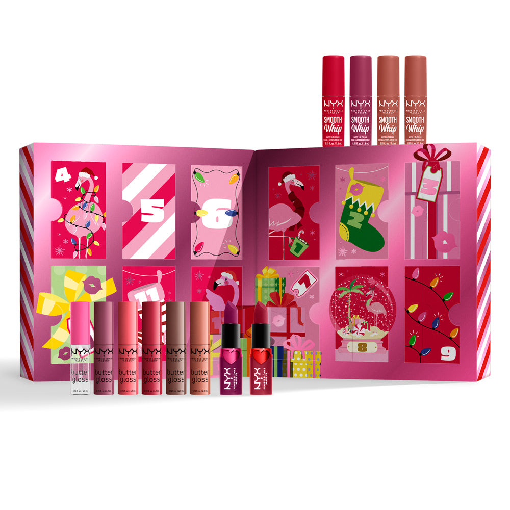 CALENDARIO DE ADVIENTO 12 DAYS OF KISSMAS -  OUTLET NYX HOLIDAYS