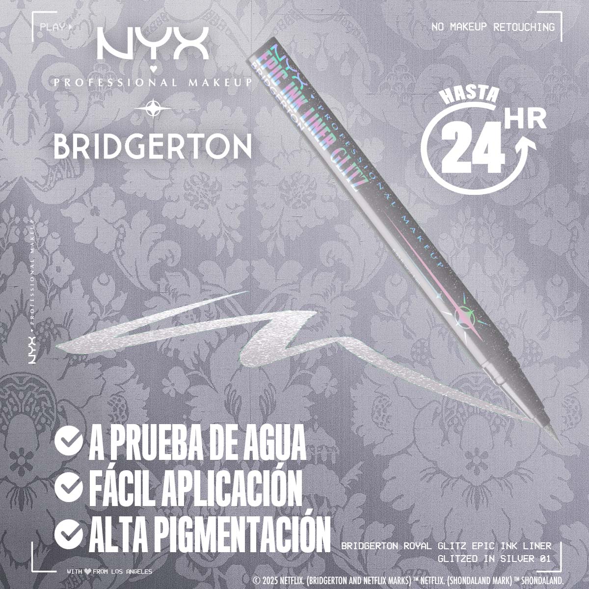 BRIDGERTON ROYAL EPIC INK LINER GLITZ - NYX