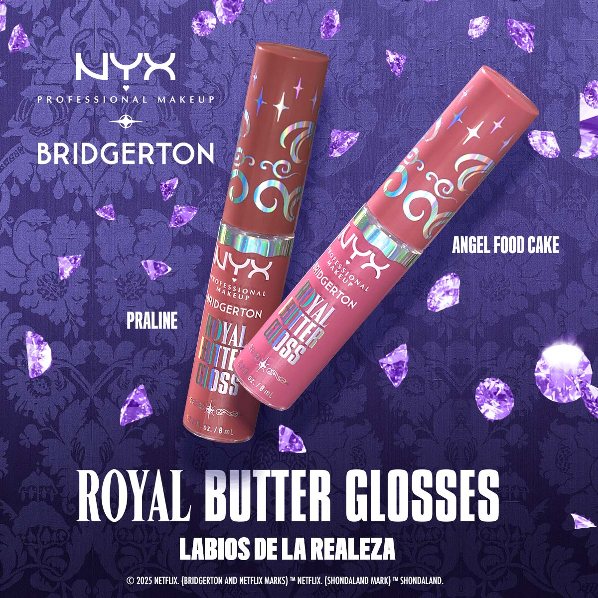 BRIDGERTON ROYAL BUTTER GLOSS - NYX