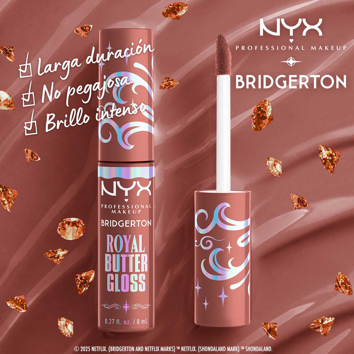 BRIDGERTON ROYAL BUTTER GLOSS - NYX