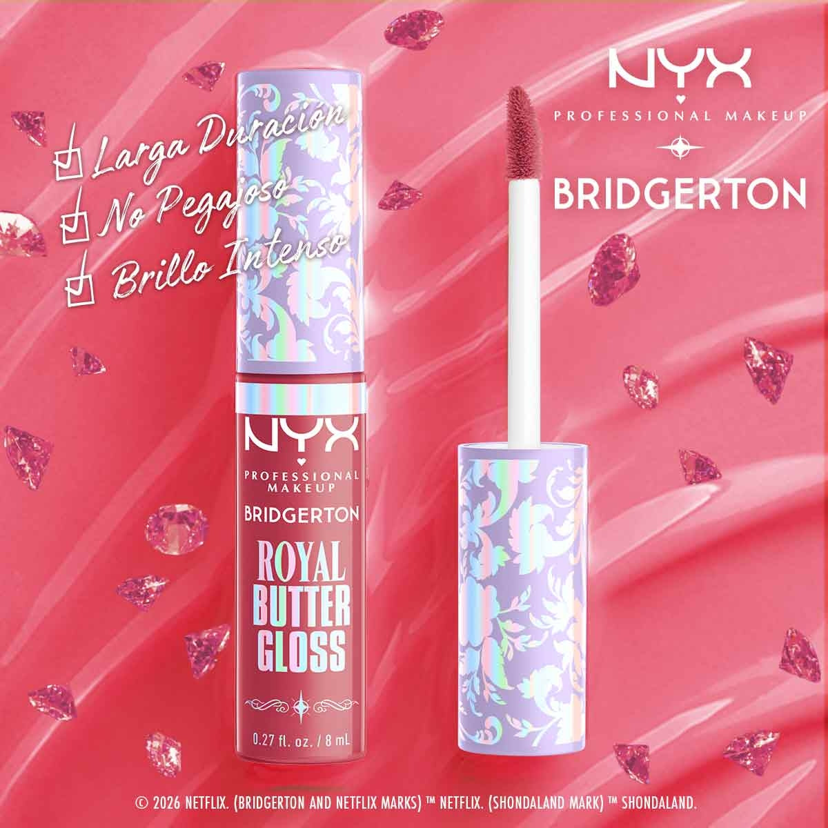 LIP KIT 01 DELINEADOR DE LABIOS + BUTTER GLOSS - NYX X BRIDGERTON