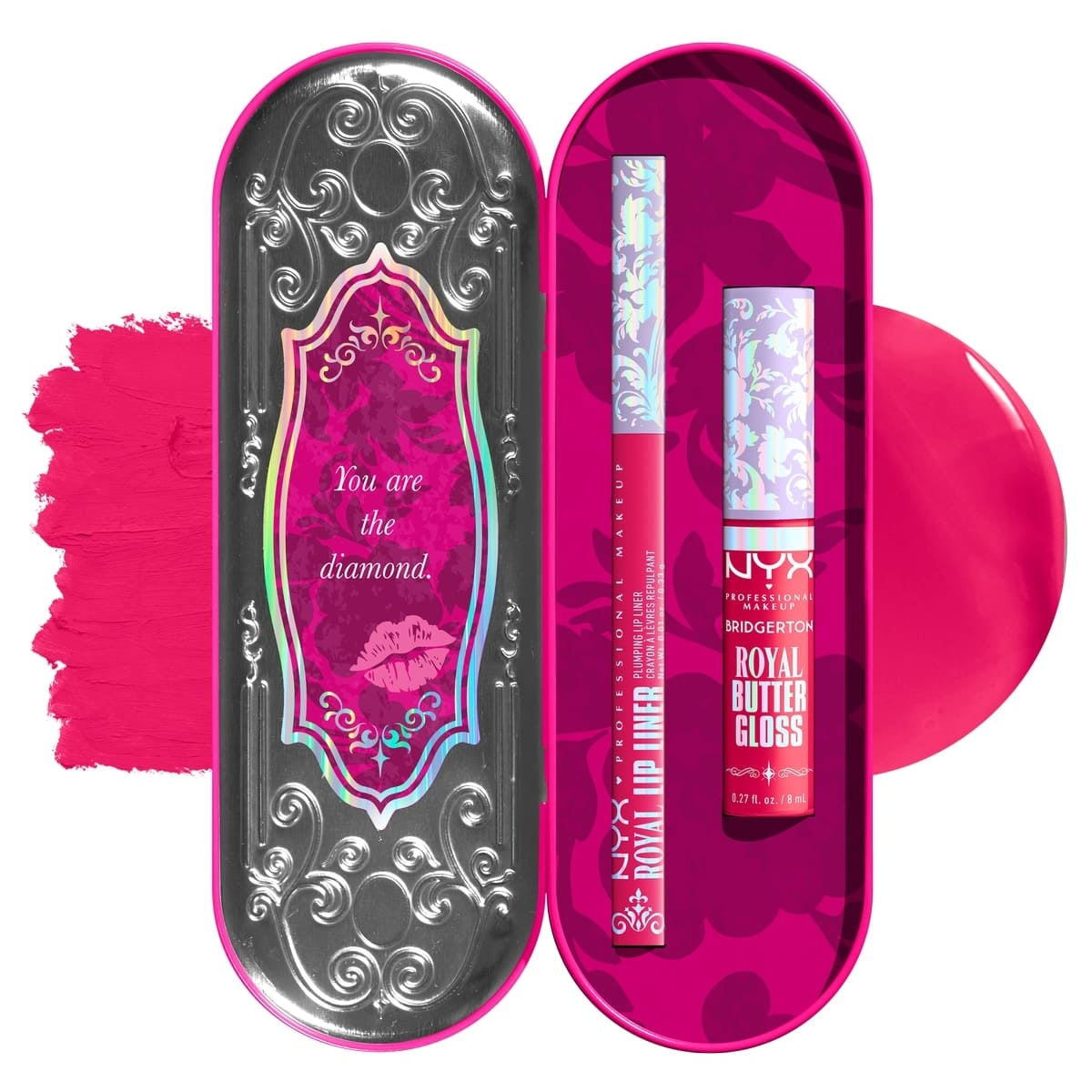 LIP KIT 03 DELINEADOR DE LABIOS + BUTTER GLOSS - NYX X BRIDGERTON