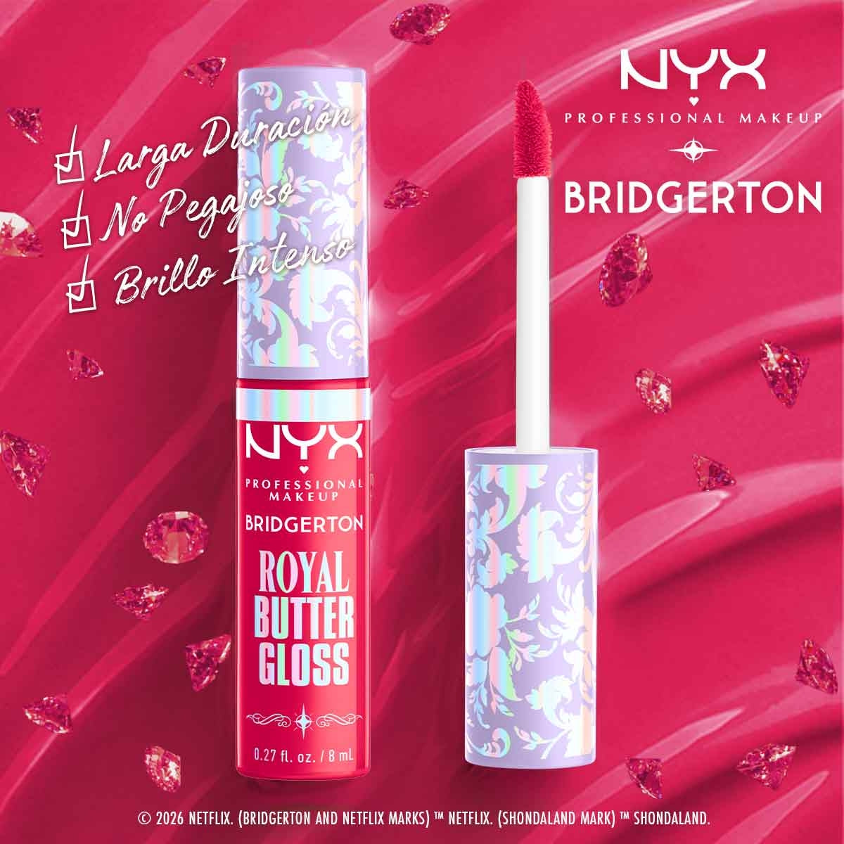 LIP KIT 03 DELINEADOR DE LABIOS + BUTTER GLOSS - NYX X BRIDGERTON