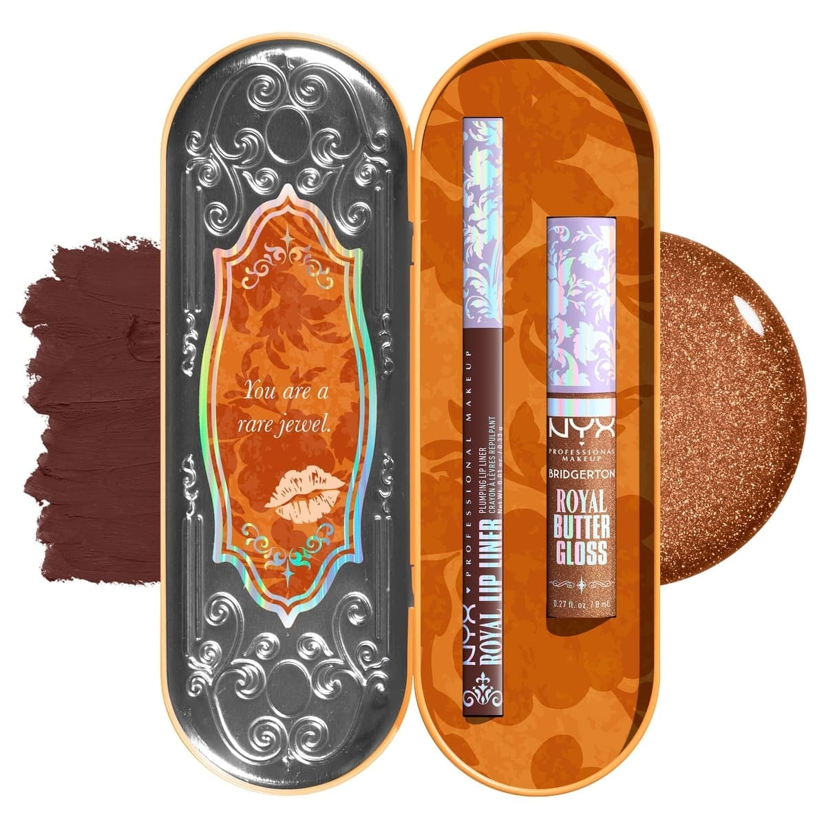 LIP KIT 06 DELINEADOR DE LABIOS + BUTTER GLOSS - NYX X BRIDGERTON