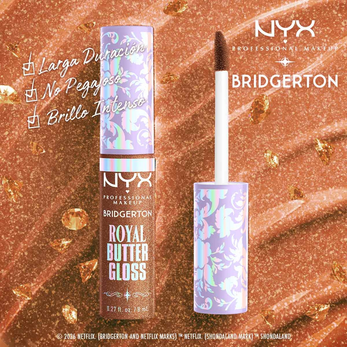 LIP KIT 06 DELINEADOR DE LABIOS + BUTTER GLOSS - NYX X BRIDGERTON