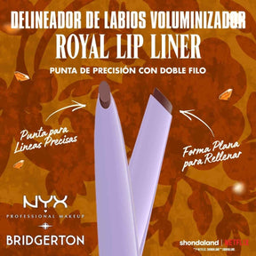LIP KIT 06 DELINEADOR DE LABIOS + BUTTER GLOSS - NYX X BRIDGERTON