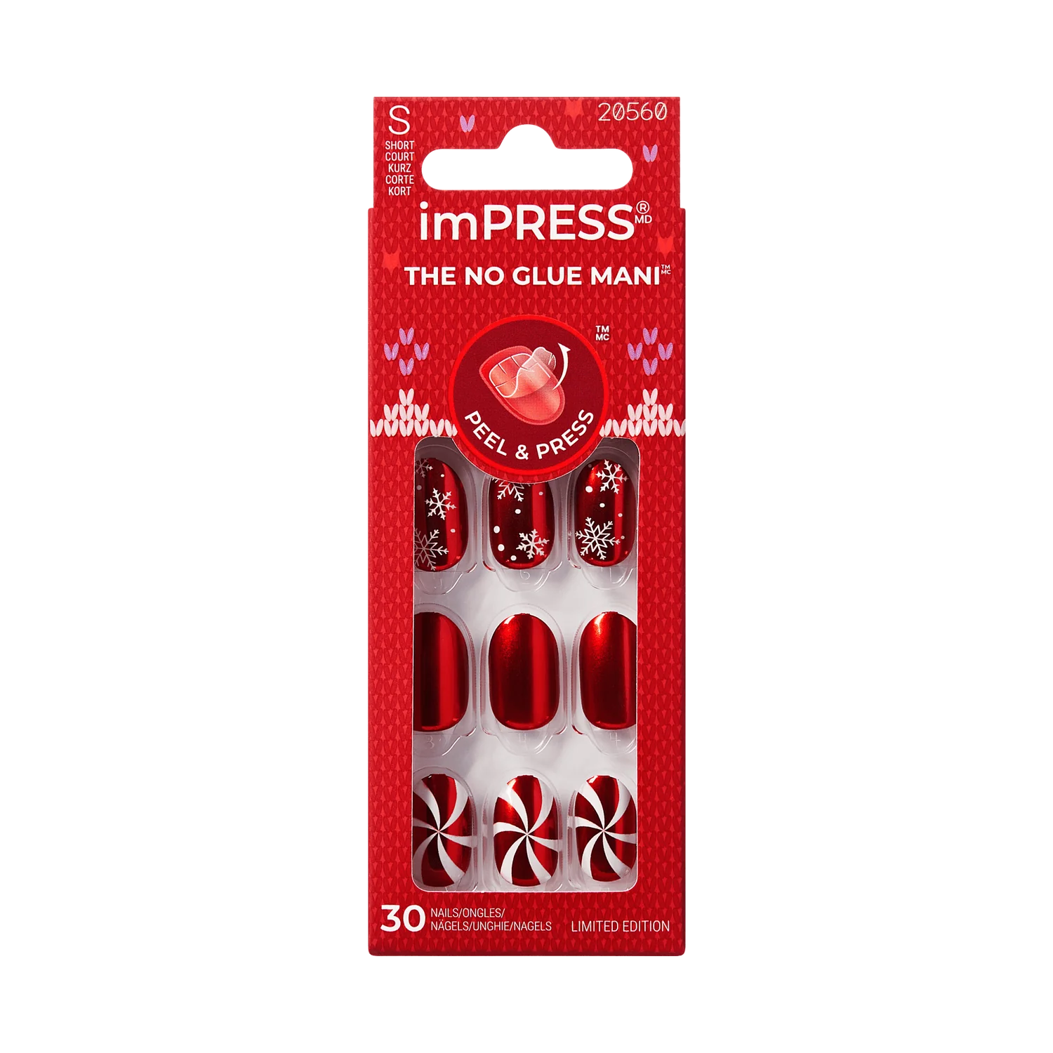 UÑAS POSTIZAS IMPRESS NAILS MERRY N BRIGHT - KISS