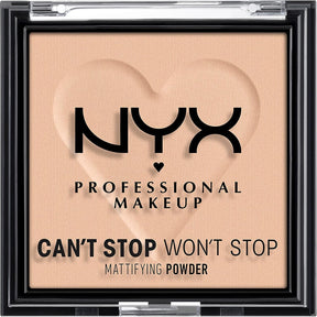 Polvo matificante Can´t Stop Won´t Stop Light Medium - NYX Professional Makeup